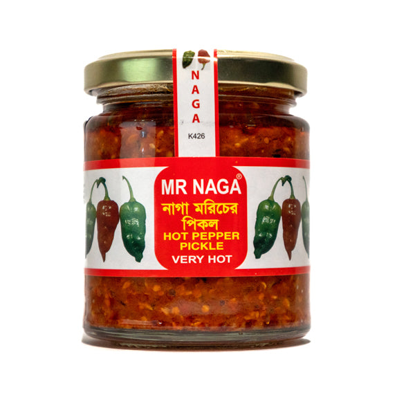 Mr Naga Hot Pepper Pickle - Original - 190g