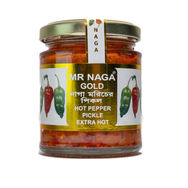 Mr Naga Hot Pepper Pickle - GOLD - 190g